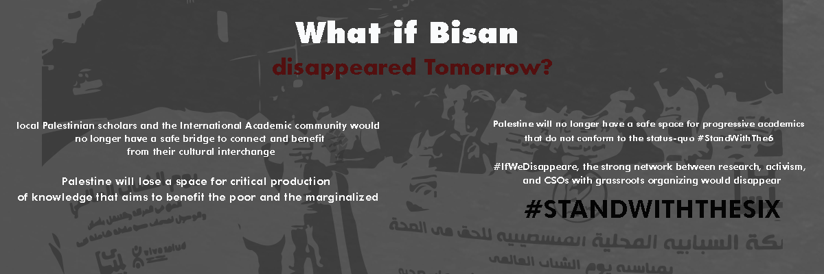 Bisan Center for Research & Development banner