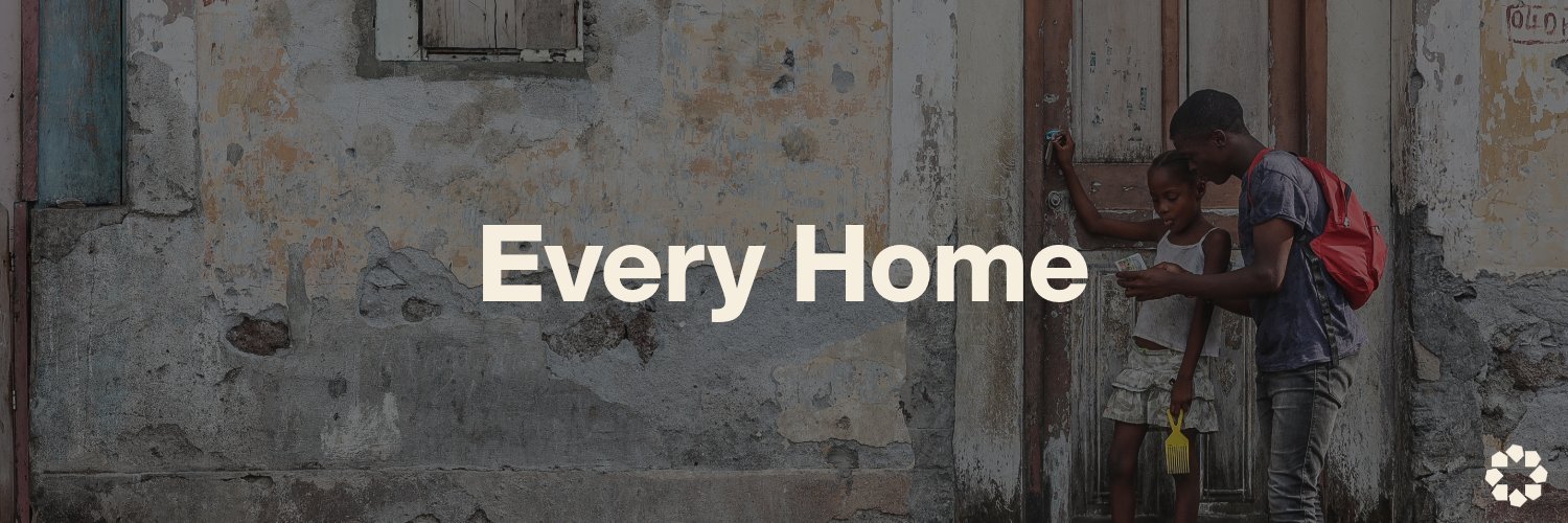 Every Home for Christ banner