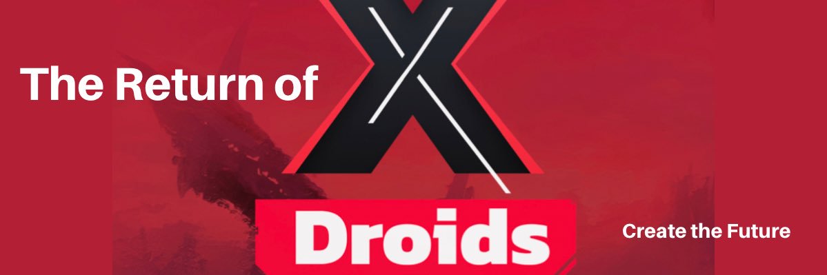 XDroidsNFT 🧬| The Return | —-🧱 + 🧱 we build banner