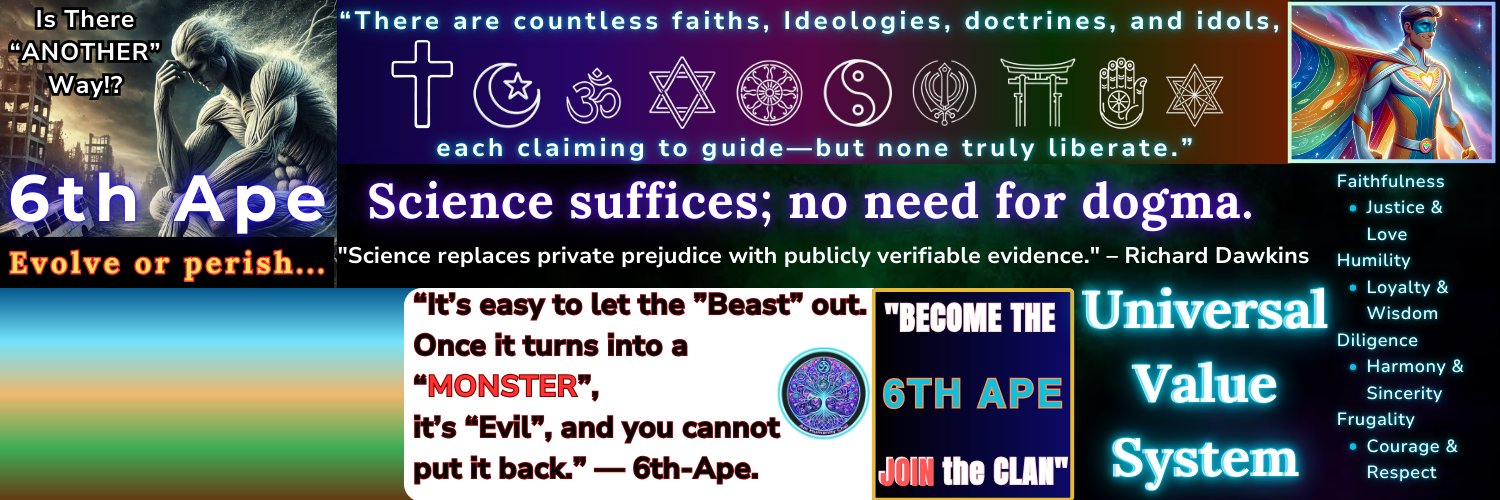 6th Ape 🧡💙💚💜💗 banner