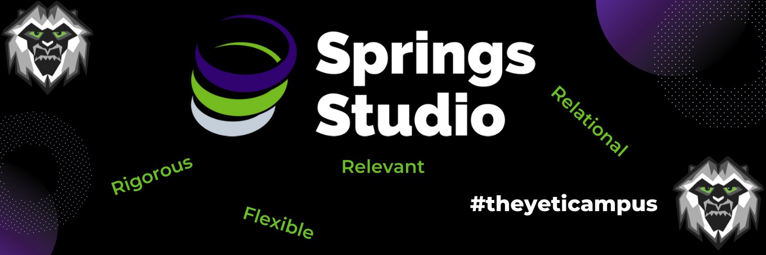 Springs Studio for Academic Excellence banner