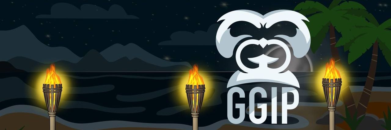 The Gorilla Gang Island Party banner