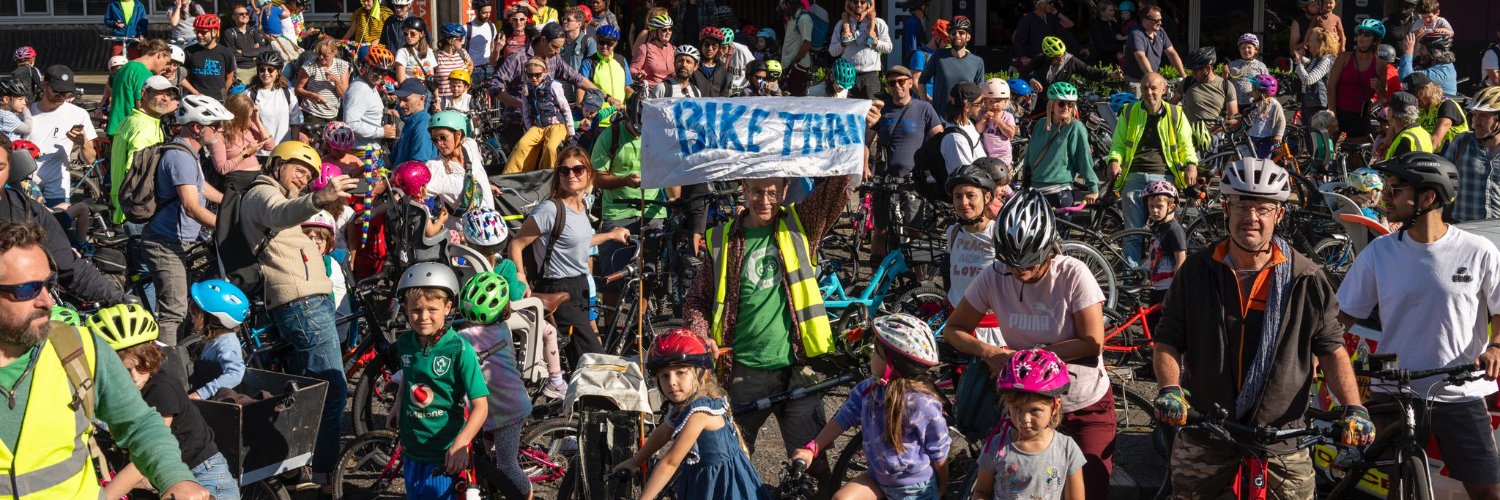 Old Shoreham Road Bike Train banner