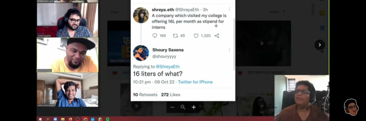 Shoury Saxena's banner