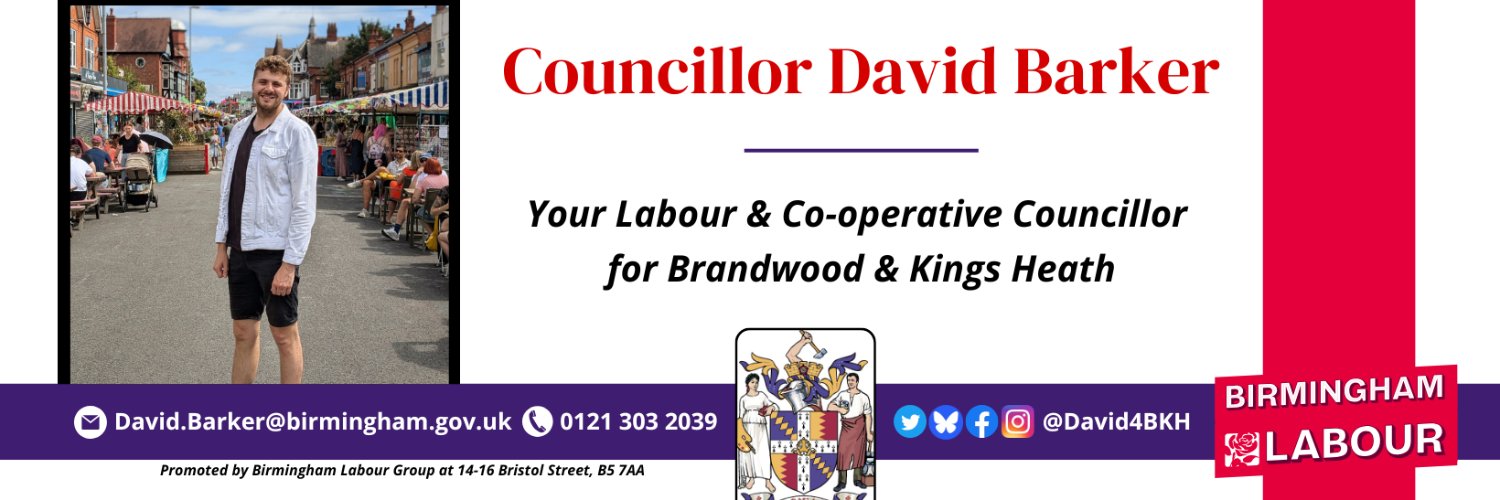 Councillor David Barker's banner