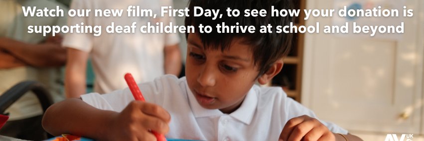 Auditory Verbal UK banner