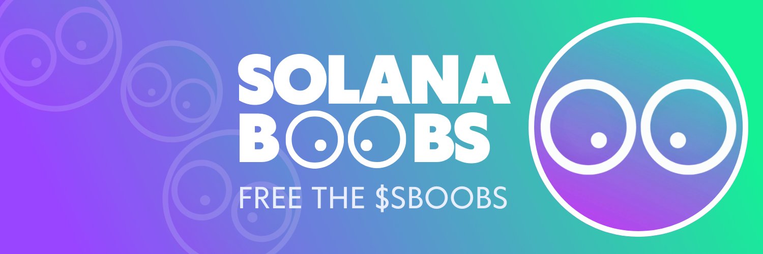 Solana Boobs │ $SBOOBS banner