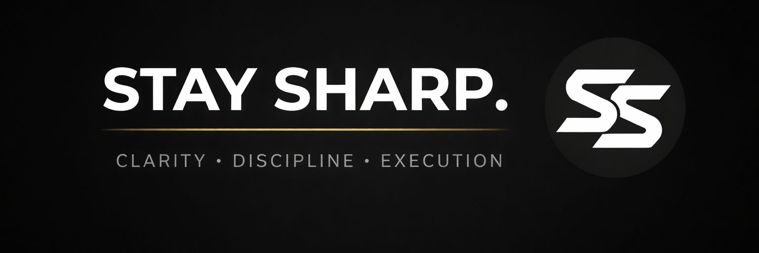 Stay Sharp banner