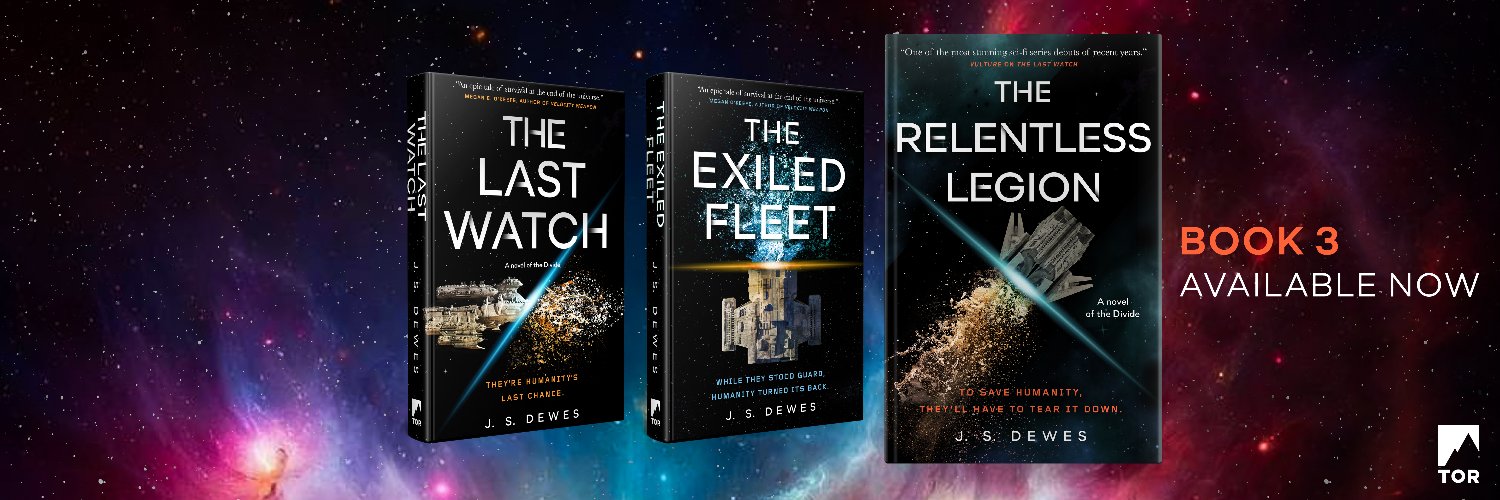 J.S. Dewes ✨ The Relentless Legion is out now! banner