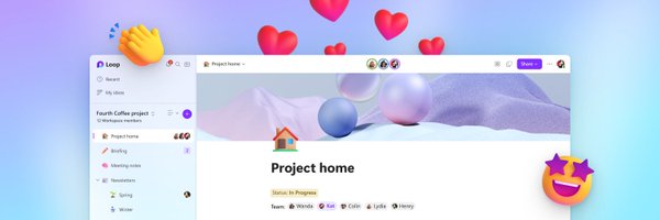 Microsoft Loop Profile Banner