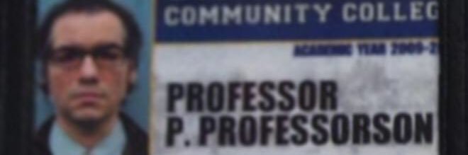 Professor Professorson banner