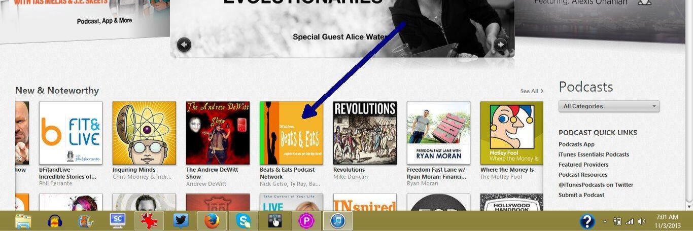 Beats & Eats Podcast banner