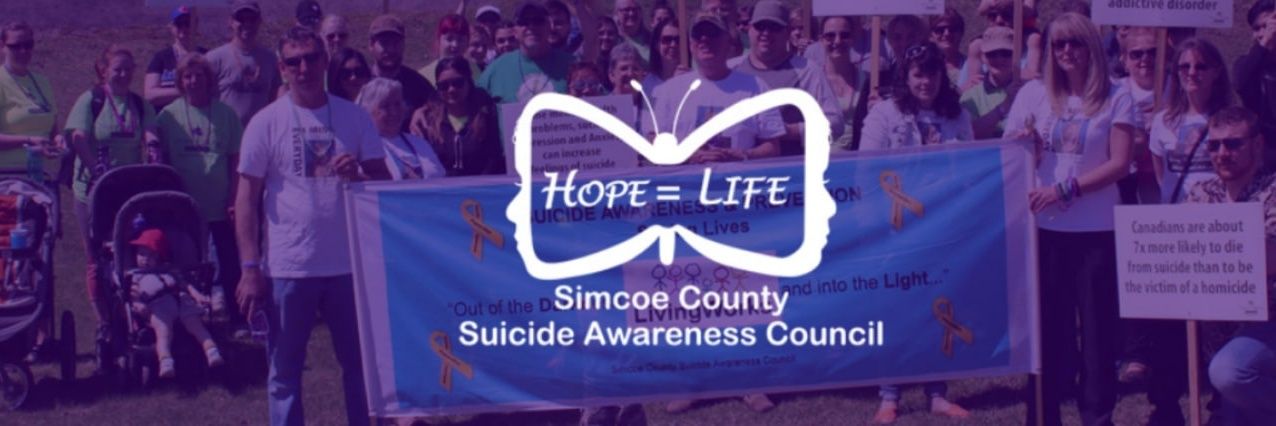 Simcoe County Suicide Awareness Council banner