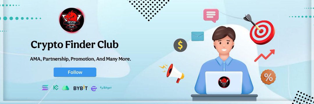 CRYPTO FINDER CLUB | AMA+ Space banner