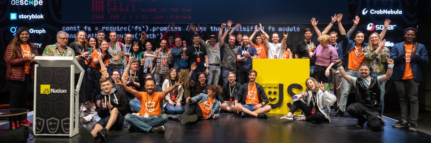 JSNation | The key JS conference's banner