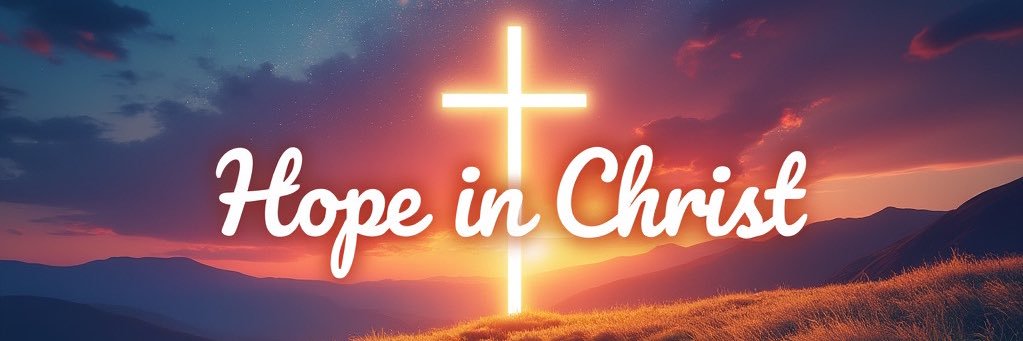 Hope in Christ's banner
