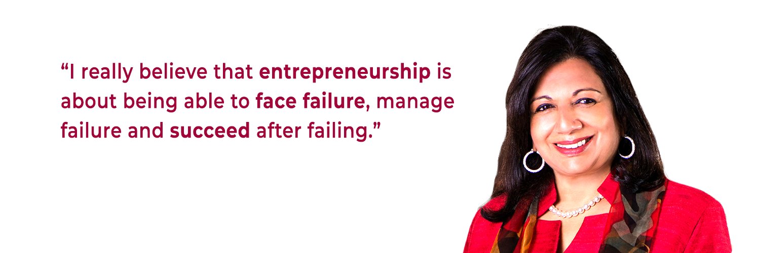 Kiran Mazumdar-Shaw's banner