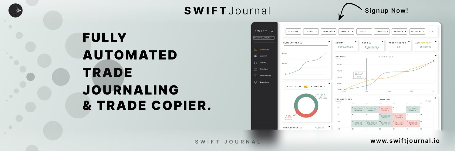 Swift Journal 💎 Automated Trade Journaling & Copy banner