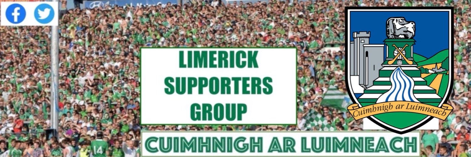 Cuimhnigh ar Luimneach : Limerick Supporters Group's banner