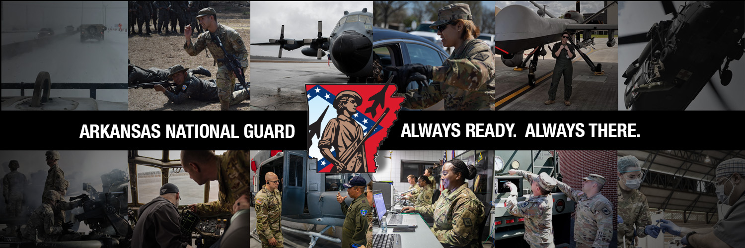 Ark National Guard banner