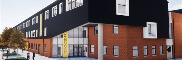 Pencoedtre High School Learning & Wellbeing Centre banner