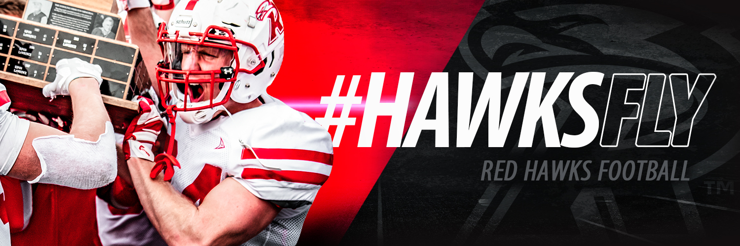 Red Hawk Football's banner