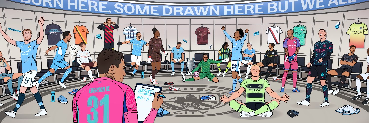 Manchester City's banner