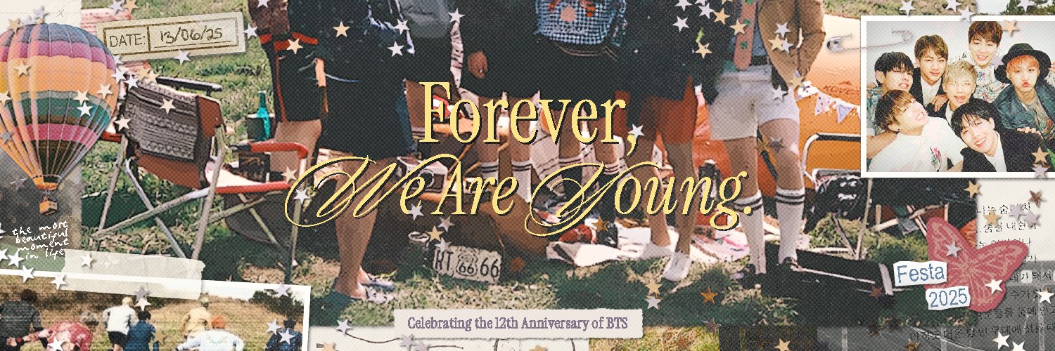 Eternally, BTS banner