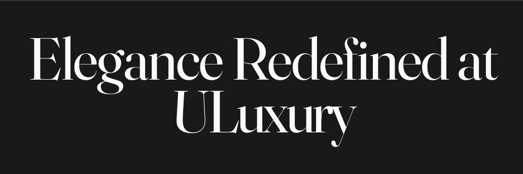 ULuxuryCo's profile banner image