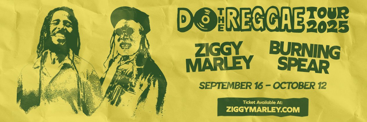 Ziggy Marley's banner
