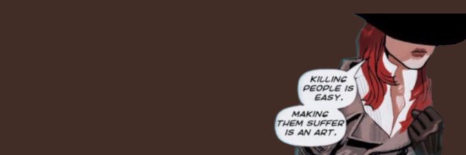 Natasha Romanoff | semi active banner