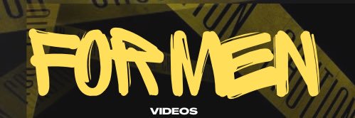 For Men ▶️ banner