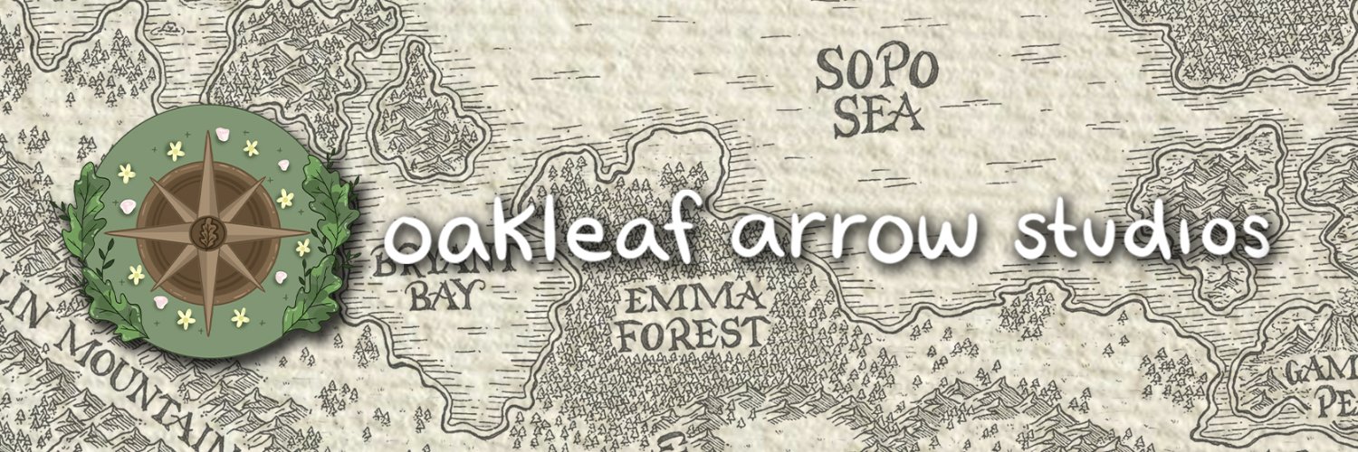Oakleaf Arrow Studios 🧭🗺 banner