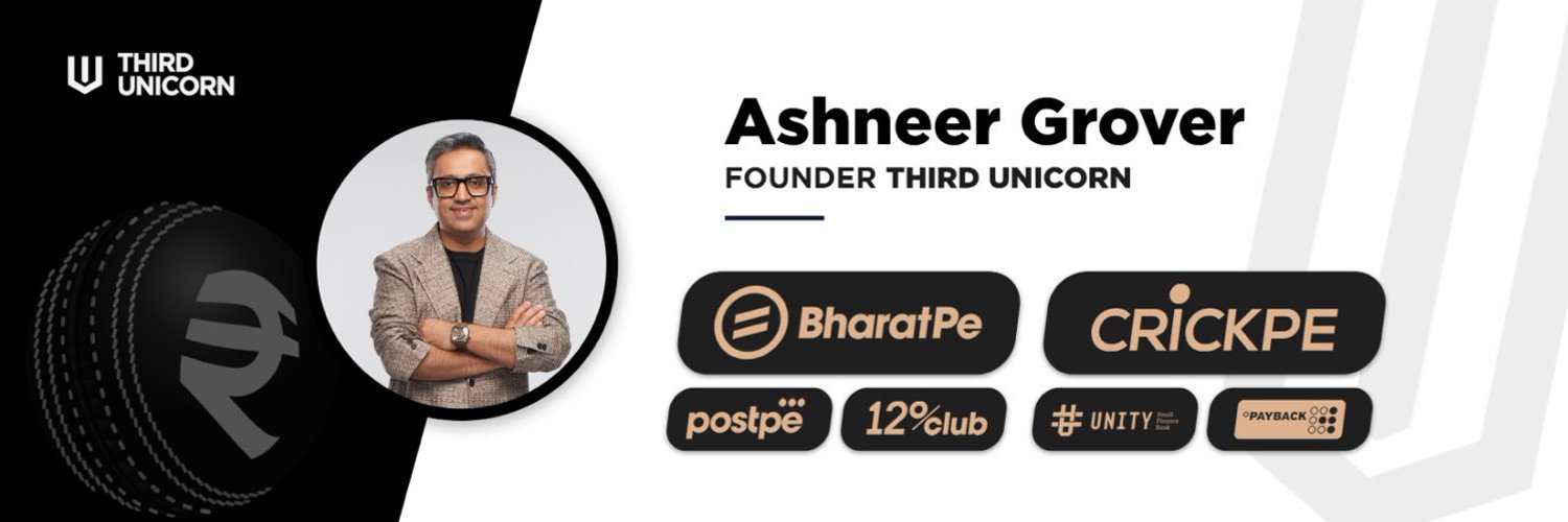 Ashneer Grover Profile Banner