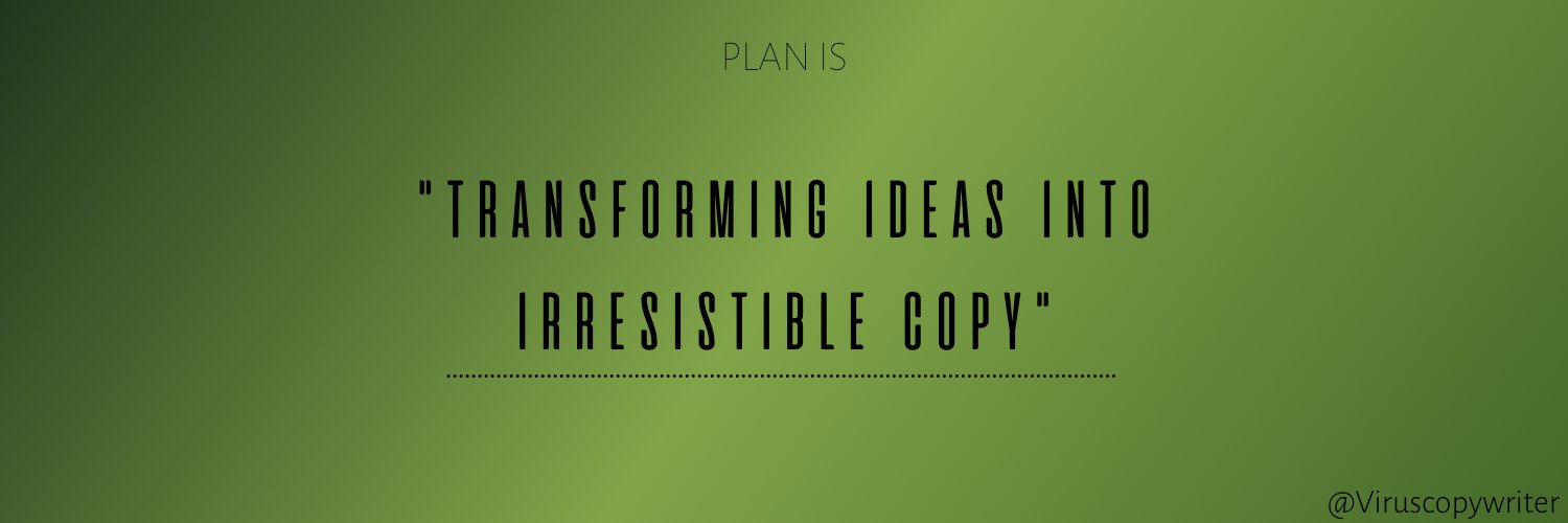 Viruscopywriter's profile banner image