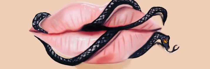 lips art banner