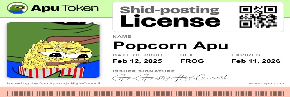 Popcorn Apu's banner