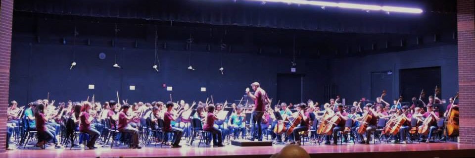 Cinco Ranch High School Orchestra banner