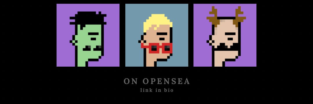 reverse face punks crypto nft banner