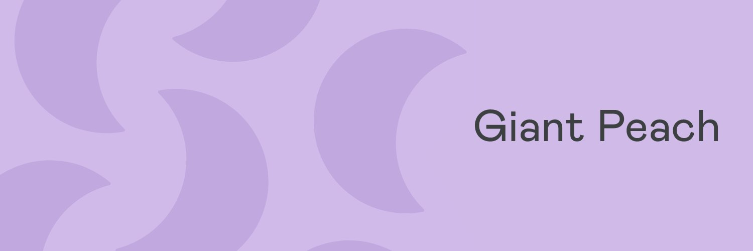 Giant Peach banner
