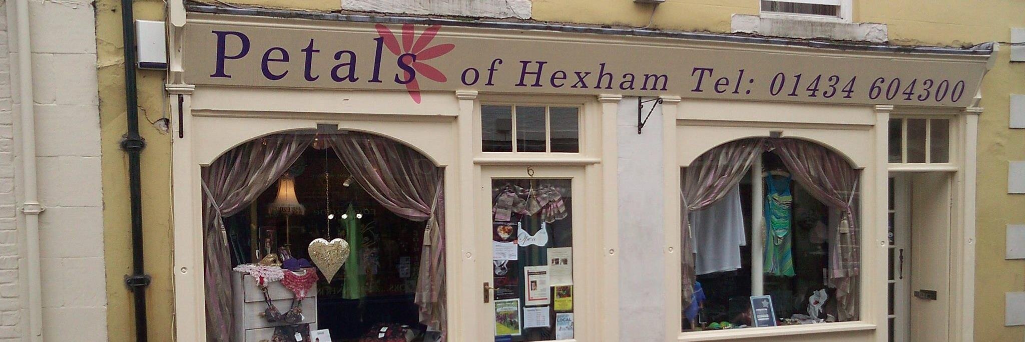 Petals of Hexham banner