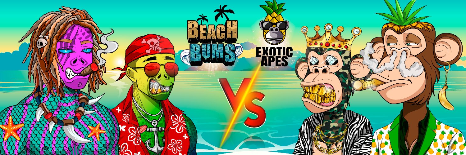 Beach Bums VS Exotic Apes banner