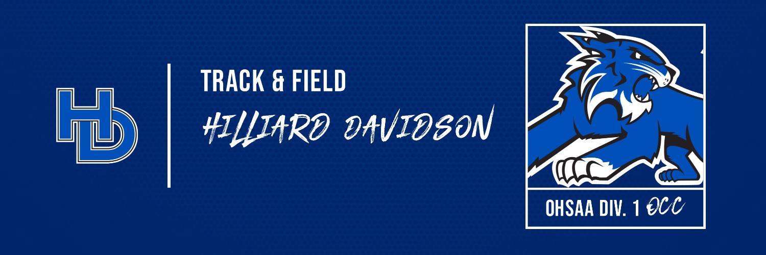 Hilliard Davidson Track & Field's banner