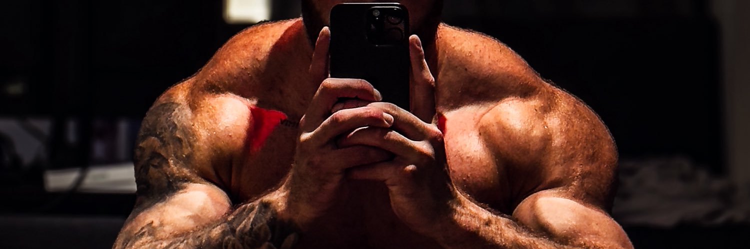 that 'straight' bodybuilder banner