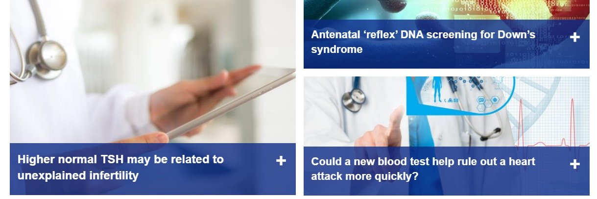 Lab Tests Online UK banner