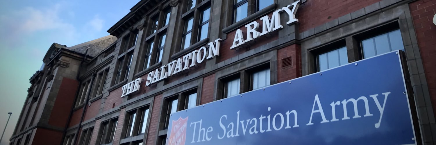 Blackpool Salvation Army banner