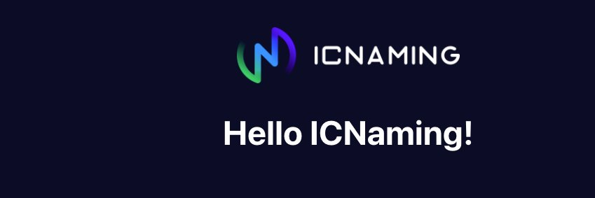 IC Naming banner