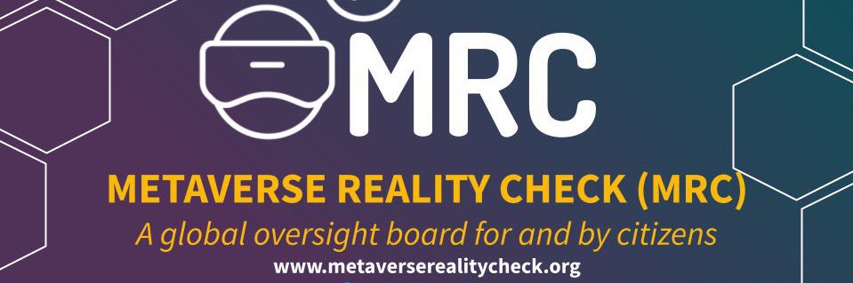 MetaverseRealityCheck ( The MRC ) banner