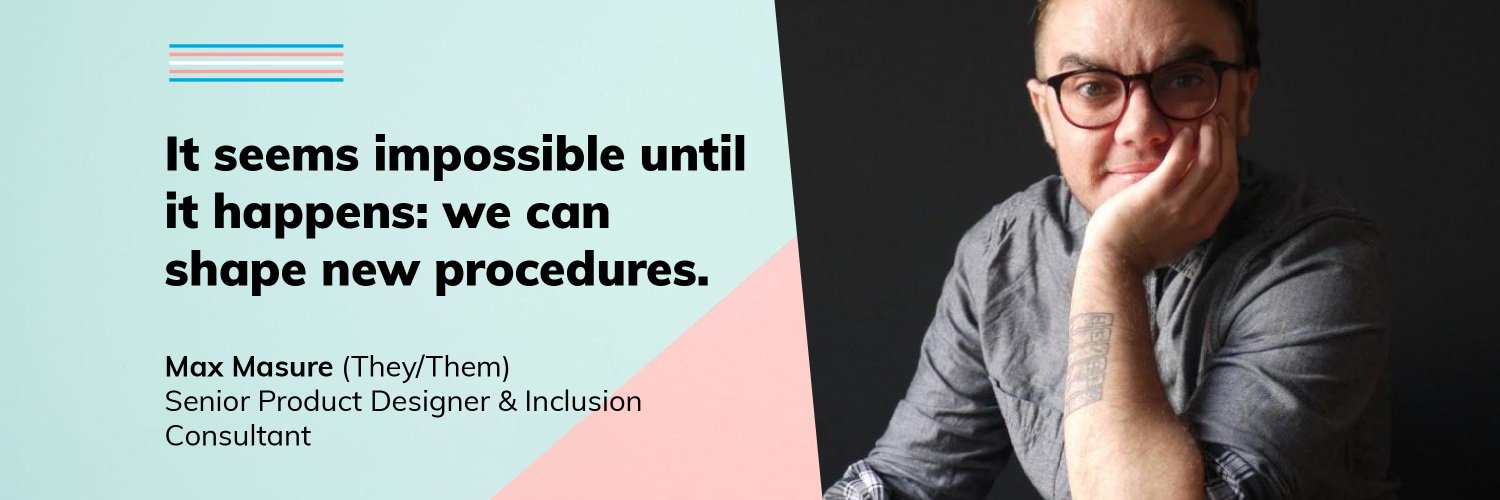 Max Masure (they/them) banner