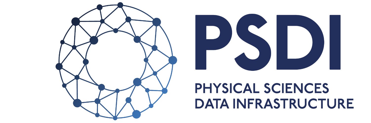 Physical Sciences Data Infrastructure (PSDI)'s banner